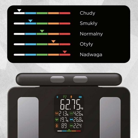 ANALITYCZNA WAGA ŁAZIENKOWA SMART IOS ANDROID KLAUSBERG KB-7856 Klausberg