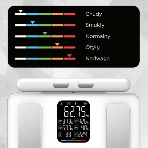 ANALITYCZNA WAGA ŁAZIENKOWA SMART IOS ANDROID KLAUSBERG KB-7857 Klausberg