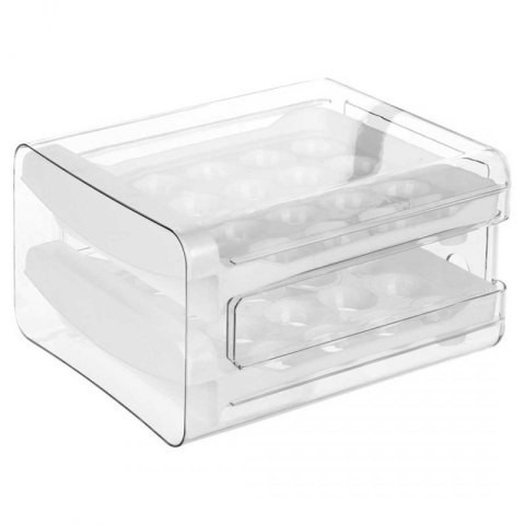 DWUPOZIOMOWY ORGANIZER POJEMNIK DO LODÓWKI NA 40 JAJEK 229164 Orion