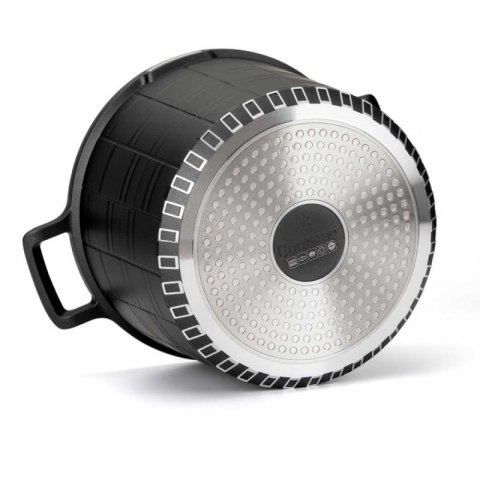 GARNEK GRANITOWY Z POKRYWĄ 24cm 6,5L E-7032 Elitehoff