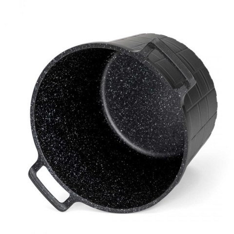 GARNEK GRANITOWY Z POKRYWĄ 24cm 6,5L E-7032 Elitehoff