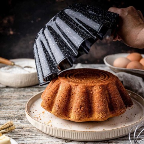 GRANITOWA FORMA BLACHA DO PIECZENIA BABKI 23,5cm KLAUSBERG KB-7837 Klausberg