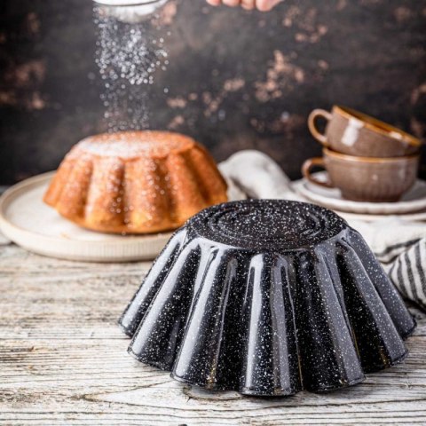 GRANITOWA FORMA BLACHA DO PIECZENIA BABKI 23,5cm KLAUSBERG KB-7837 Klausberg