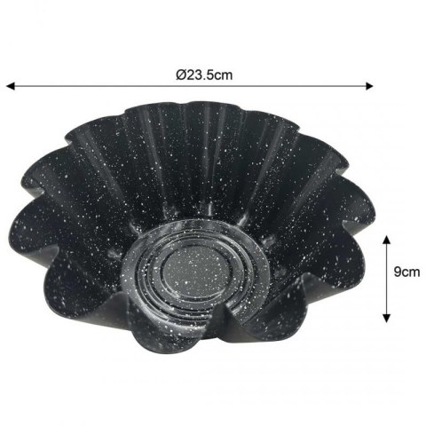 GRANITOWA FORMA BLACHA DO PIECZENIA BABKI 23,5cm KLAUSBERG KB-7837 Klausberg