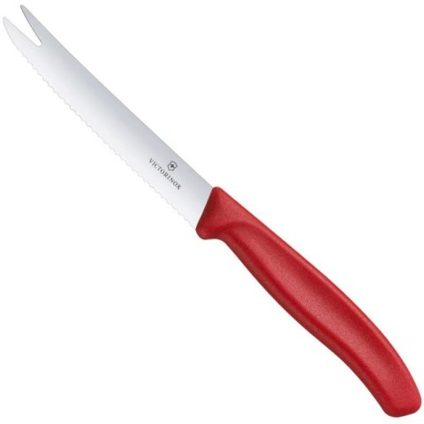 Nóż do sera kiełbasy dł. 110/219 mm - czerwony Victorinox