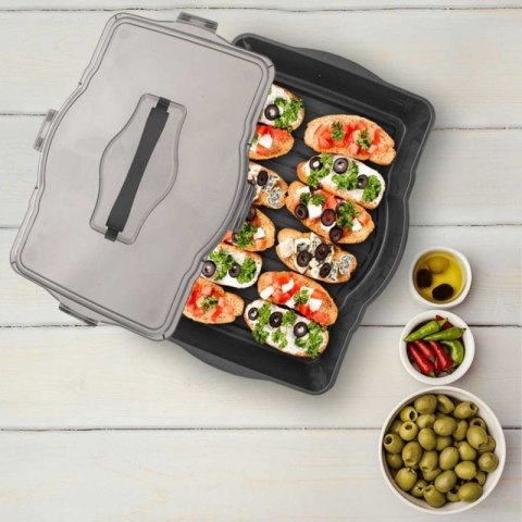 PROSTOKĄTNY POJEMNIK NA CIASTO PRZEKĄSKI 45x35cm 154033 Orion