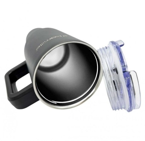 STALOWY KUBEK TERMICZNY TERMOS 1200ml Z RĄCZKĄ I SŁOMKĄ KM-2172 Kamille