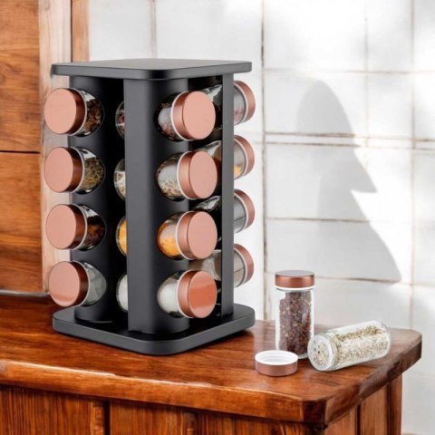 STOJAK OBROTOWY NA PRZYPRAWY 16 POJEMNIKÓW E-8256 Elitehoff