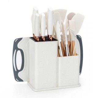 ZESTAW 19 ELEM. NOŻY I PRZYBORÓW KUCHENNYCH W STOJAKU E-6071 Elitehoff