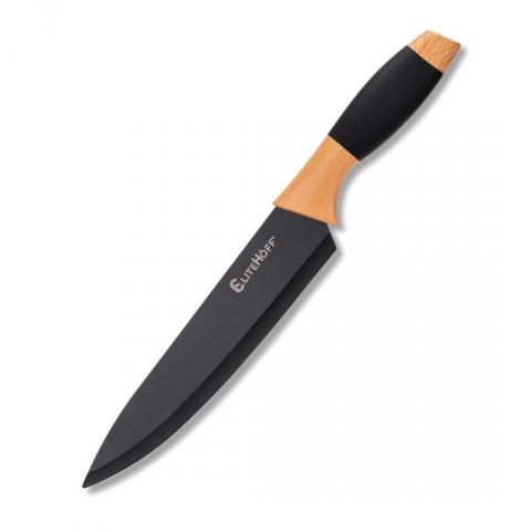 ZESTAW NOŻY KUCHENNYCH W STOJAKU Z OSTRZAŁKĄ E-6266 Elitehoff