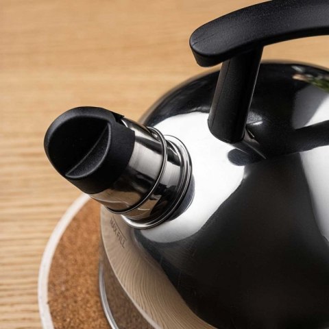 CZAJNIK 1,5L Z GWIZDKIEM KINGHOFF KH-1896 SREBRNY Kinghoff