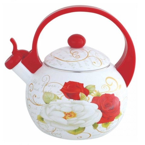 CZAJNIK EMALIOWANY 2L Z GWIZDKIEM KINGHOFF KH-1910 Kinghoff