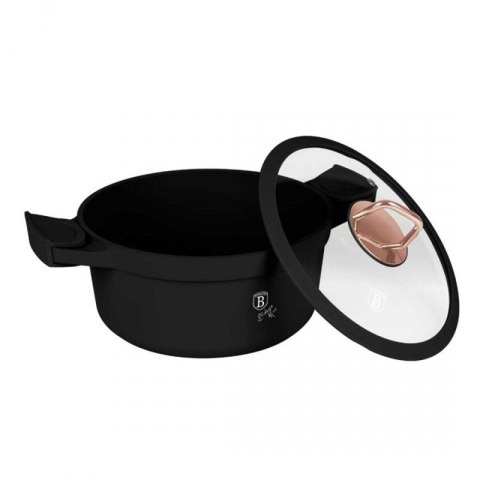 GARNEK TYTANOWY 24cm BERLINGER HAUS BH-1457 BLACK ROSE Berlinger haus