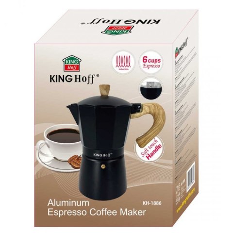 KAWIARKA ZAPARZACZ DO KAWY 300ml KINGHOFF KH-1886 INDUKCJA Kinghoff