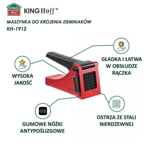 MASZYNKA DO KROJENIA FRYTEK WARZYW KINGHOFF KH-1912 Kinghoff