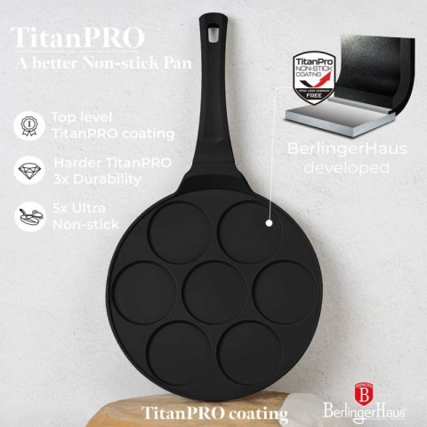 PATELNIA TYTANOWA 26cm DO PLACUSZKÓW BERLINGER HAUS BH-7793 BLACK ROSE Berlinger haus