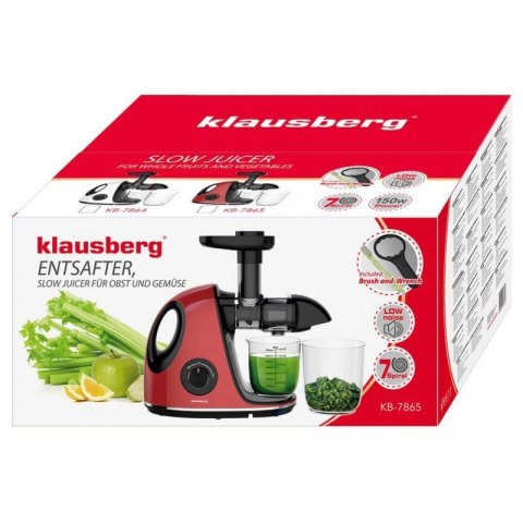 SOKOWIRÓWKA WYCISKARKA WOLNOOBROTOWA KLAUSBERG KB-7865 Klausberg