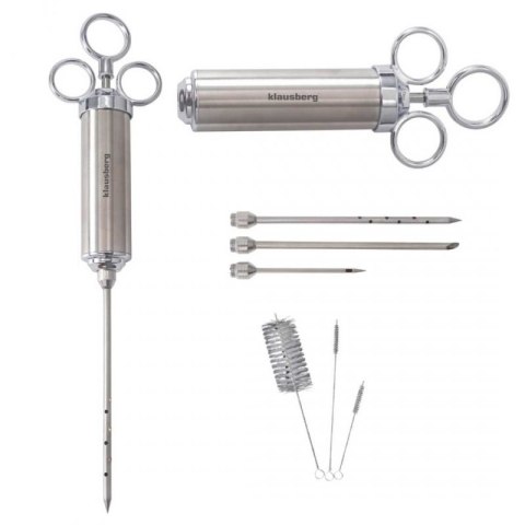 STALOWA NASTRZYKIWARKA 60ml DO PEKLOWANIA MIĘSA KLAUSBERG KB-7842 Klausberg