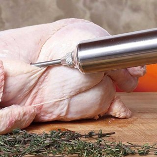 STALOWA NASTRZYKIWARKA 60ml DO PEKLOWANIA MIĘSA KLAUSBERG KB-7842 Klausberg