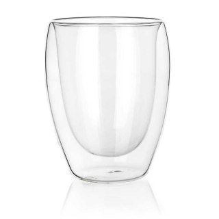 SZKLANKA TERMICZNA 300ml Z PODWÓJNĄ SCIANKĄ DO KAWY NAPOJÓW Banquet