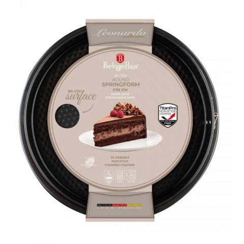 TORTOWNICA FORMA TYTANOWA 26cm BERLINGER HAUS BH-7935 LEONARDO Berlinger haus