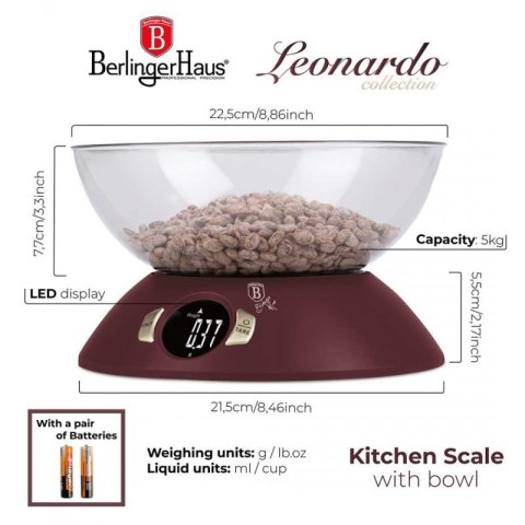 WAGA KUCHENNA Z MISĄ BERLINGER HAUS BH-9615 LEONARDO Berlinger haus