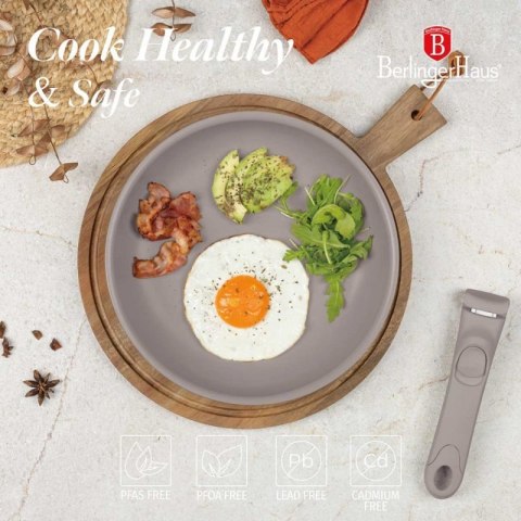 ZESTAW GARNKÓW TYTANOWYCH 9 ELEM. BERLINGER HAUS BH-8255 TAUPE Berlinger haus