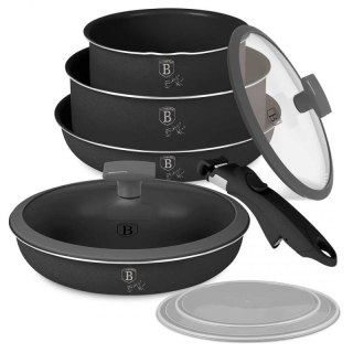 ZESTAW GARNKÓW TYTANOWYCH 9 ELEM. BERLINGER HAUS BH-8256 ANTRACITE Berlinger haus