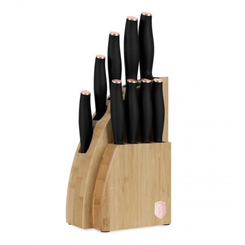 ZESTAW NOŻY BERLINGER HAUS BH-2760 BLACK ROSE W BLOKU BAMBUSOWYM Berlinger haus