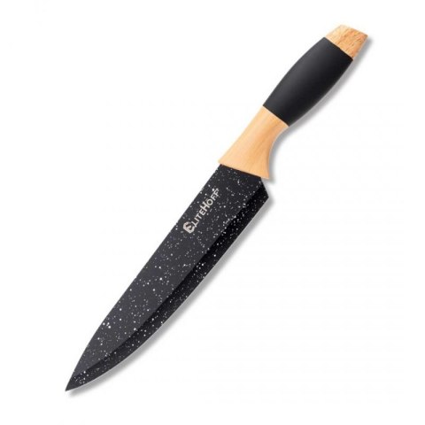 ZESTAW NOŻY KUCHENNYCH W STOJAKU Z OSTRZAŁKĄ E-6267 Elitehoff