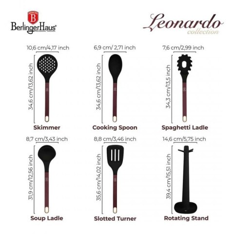 ZESTAW PRZYBORÓW KUCHENNYCH BERLINGER HAUS BH-8620 LEONARDO Berlinger haus