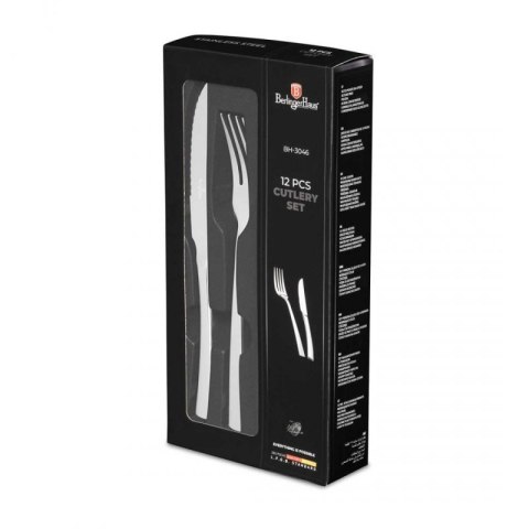 ZESTAW SZTUĆCÓW SZTUĆCE DO STEKÓW 12 szt. BERLINGER HAUS BH-3046 Berlinger haus