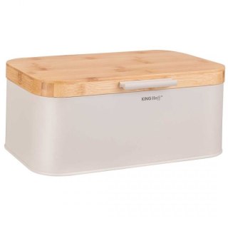 CHLEBAK STALOWY Z BABUSOWĄ POKRYWĄ KINGHOFF KH-1928 Kinghoff