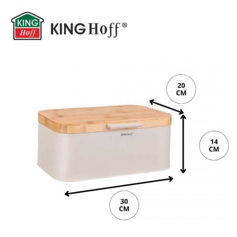 CHLEBAK STALOWY Z BABUSOWĄ POKRYWĄ KINGHOFF KH-1928 Kinghoff