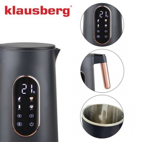 CZAJNIK ELEKTRYCZNY 1,7L KLAUSBERG KB-7892 LED REGULACJA TEMPERATURY Klausberg