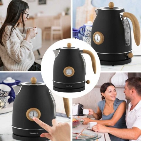 CZAJNIK ELEKTRYCZNY 1,7L Z TERMOMETREM KLAUSBERG KB-7907 RETRO Klausberg