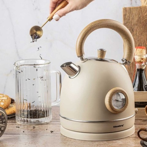 CZAJNIK ELEKTRYCZNY 1,8L Z TERMOMETREM KLAUSBERG KB-7906 RETRO Klausberg