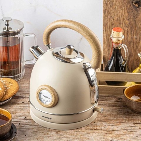 CZAJNIK ELEKTRYCZNY 1,8L Z TERMOMETREM KLAUSBERG KB-7906 RETRO Klausberg