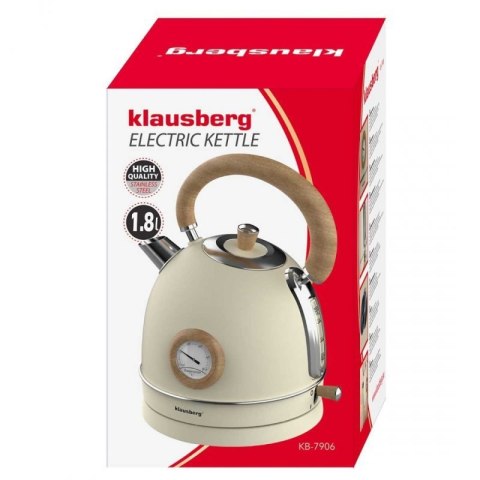 CZAJNIK ELEKTRYCZNY 1,8L Z TERMOMETREM KLAUSBERG KB-7906 RETRO Klausberg