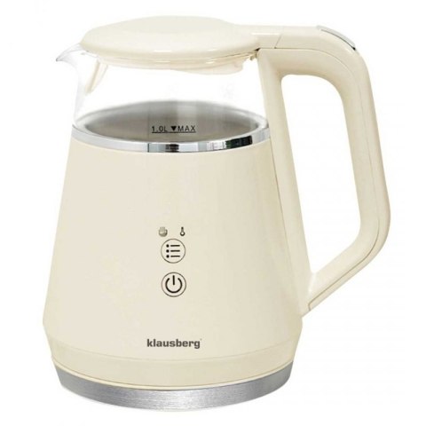 CZAJNIK ELEKTRYCZNY 1L KLAUSBERG KB-7893 LED REGULACJA TEMPERATURY Klausberg