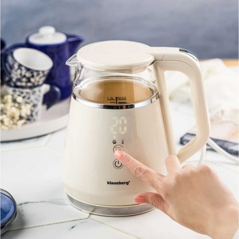 CZAJNIK ELEKTRYCZNY 1L KLAUSBERG KB-7893 LED REGULACJA TEMPERATURY Klausberg