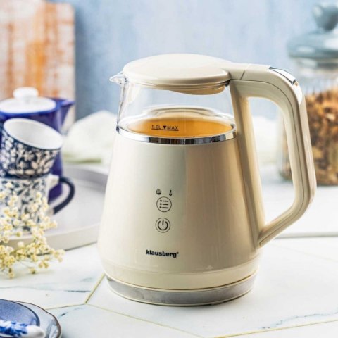 CZAJNIK ELEKTRYCZNY 1L KLAUSBERG KB-7893 LED REGULACJA TEMPERATURY Klausberg