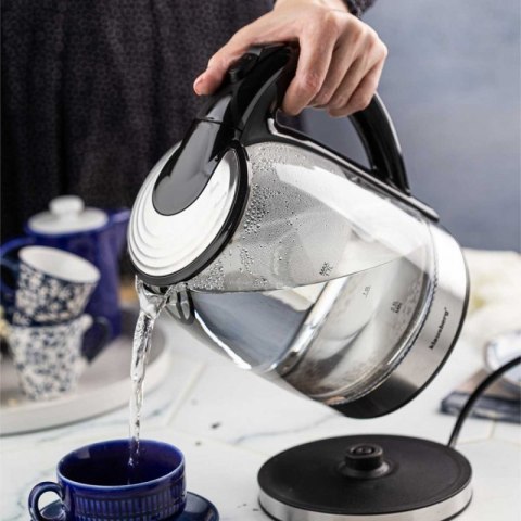 CZAJNIK ELEKTRYCZNY SZKLANY 1,7L KLAUSBERG KB-7886 LED Klausberg