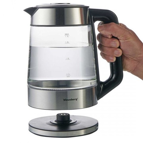 CZAJNIK ELEKTRYCZNY SZKLANY 1,7L KLAUSBERG KB-7888 LED RGB Klausberg