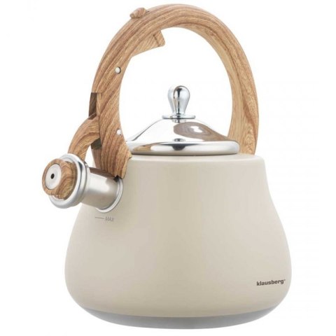 CZAJNIK STALOWY Z GWIZDKIEM 2,8L KLAUSBERG KB-7919 Klausberg