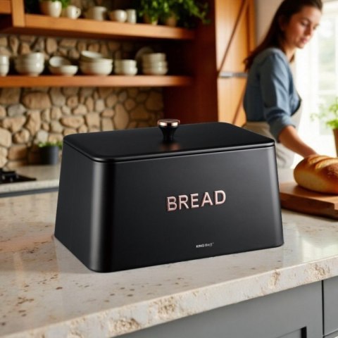 ELEGANCKI CHLEBAK STALOWY KINGHOFF KH-1949 CZARNY Kinghoff