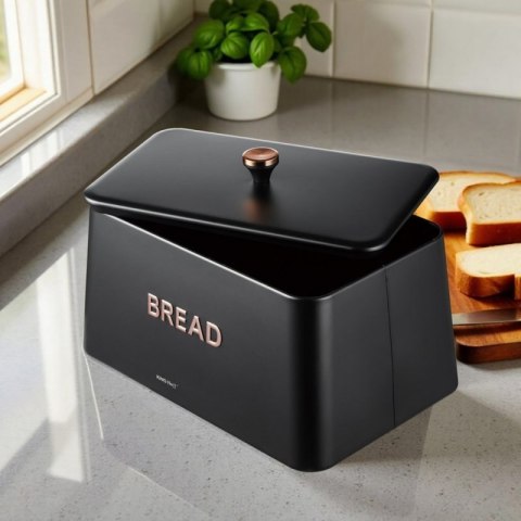 ELEGANCKI CHLEBAK STALOWY KINGHOFF KH-1949 CZARNY Kinghoff