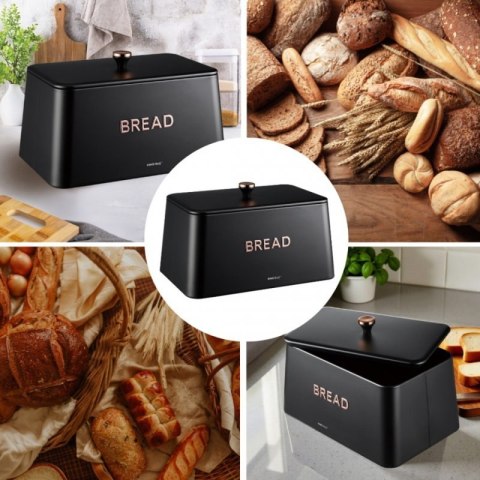 ELEGANCKI CHLEBAK STALOWY KINGHOFF KH-1949 CZARNY Kinghoff