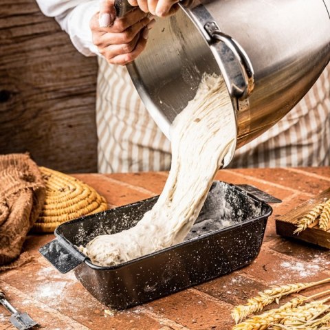 FORMA KEKSÓWKA DO CHLEBA 24x13,5cm Z WKŁADKĄ KINGHOFF KH-1953 Kinghoff