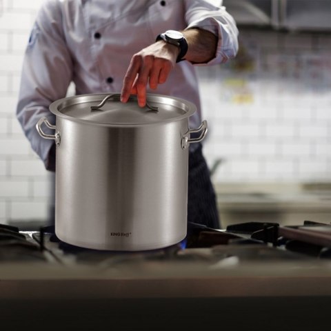 GARNEK GASTRONOMICZNY Z POKRYWĄ STALOWĄ 21L KINGHOFF KH-1962 Kinghoff